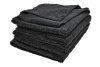 MFT-400-BK - Микрофибра двухсторонняя 40x40, 400 gsm, без краев, черная - A302 Microfibre Cloth Blac
