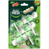 С0007432 Master FRESH подвесной блок для унитаза DUO EFFECT 1200 смываний 5в1 формула GOLD ХВОЯ, 3шт