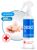125587 Средство косметическое для рук с антисептическим эффектом «Deso X» (флакон 250мл)