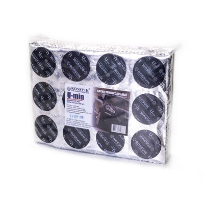 U.min.P.200 ROSSVIK ЛАТКИ УНИВЕР. U MIN (40), 200 ШТ. ПАКЕТ