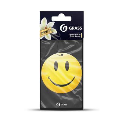 ST-0400  Ароматизатор картонный Smile ваниль (AC-0146) вонючка
