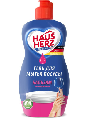 802702 Средство для мытья посуды Haus Herz бальзам 450 мл
