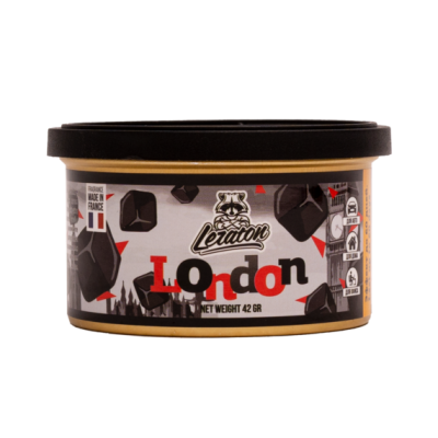 L826 LERATON Ароматизатор для автомобиля в банке LERATON London (Black Ice/Чёрный лёд)