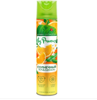 PR030 Освежитель воздуха GREEN COLLECTION BY PROVENCE Солнечный апельсин, 300 мл