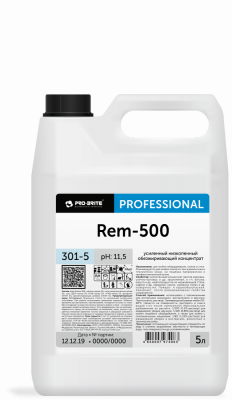 301-5 Rem-500 Жидкий концентрат против жировых, улично-бытовых и др. загрязнений 5л.