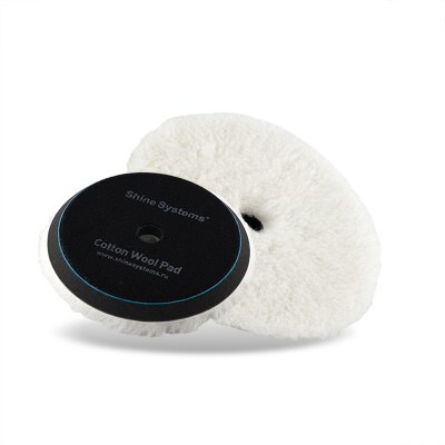 SS469 Shine Systems Cotton Wool Pad - полировальный круг мех с хлопком 155 мм