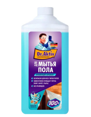 502350 Dr.Aktiv Средство для мытья пола морская свежесть 900мл