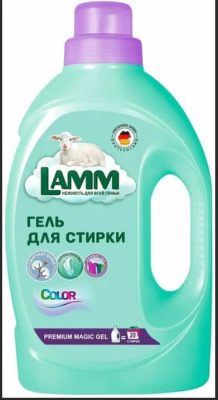 802707 Lamm Средство для стирки жидкое гель Color 1,3кг