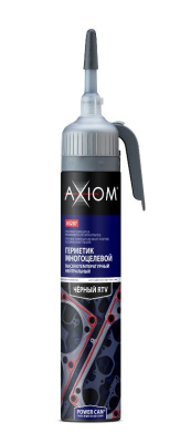 AS207 AXIOM  Герметик многоцелевой высокотемпературный чёрный нейтральный с автоподачей