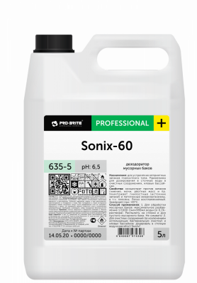635-5 SONIX-60.  Дезодоратор мусорных баков 5л.
