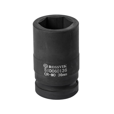 SID060136 Головка торцевая ударная, глубокая ROSSVIK, 1