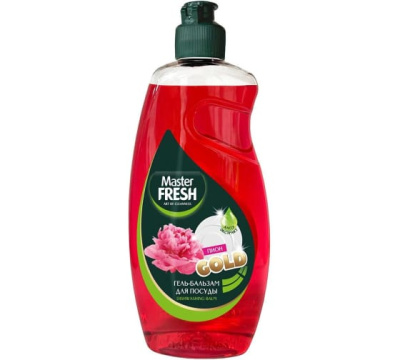 С0007437 Master FRESH GOLD Гель-бальзам для мытья посуды ПИОН, 500мл