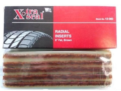 12-361 X-TRA SEAL ЖГУТЫ коричневые ,204 мм, упаковка 25 шт
