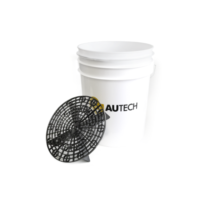 Au-1053 AUTECH ВЕДРО для мойки авто, с пескоотделителем (белое)