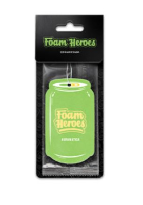 FHD005 Foam Heroes Auramatica Сочная гуава - подвесной картонный ароматизатор