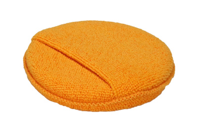 AP-MF - Аппликатор из микрофибры круглый с карманом, 13 см. (оранжевый) - А302 Microfiber Applicator