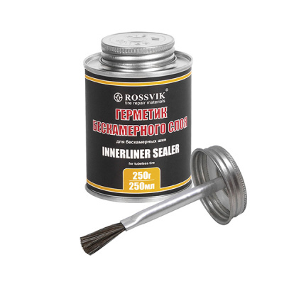 GBS.025.K.1 ROSSVIK ГЕРМЕТИК бескамерного слоя, банка с кистью 250 мл/250гр