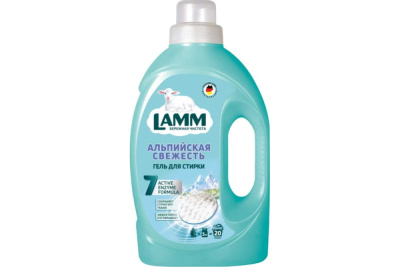 802708 Lamm Гель для стирки LAMM Альпийская свежесть, 1.3 кг