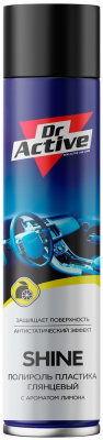 Полироль пластика салона Dr. Active SHINE с ароматом лимонного пирога 400 мл