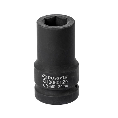 SID060124 Головка торцевая ударная, глубокая ROSSVIK, 1