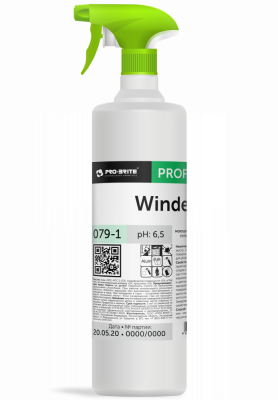 079-1 WINDETA Моющее средство для стёкол и зеркал 1л.