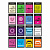SS453 Shine Systems StickerPack - набор наклеек на бутылки 16 шт, 7,5*10,5 см
