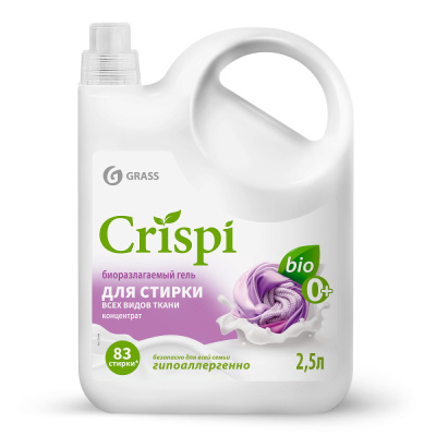 125944 CRISPI Гель для стирки всех видов тканей концентрат CRISPI (флакон 2500 мл)