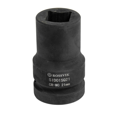 SID01SQ21 Головка торцевая ударная четырехгранная ROSSVIK, 1
