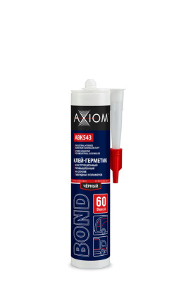 ABK543 AXIOM Клей-герметик конструкционный промыш.  на основе гибридных полимеров, Шор А 60, (280мл)