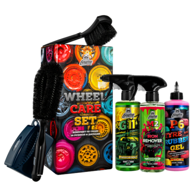 L1260 LERATON Набор по уходу за резиной и дисками WHEEL CARE SET