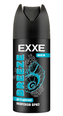С0007829 EXXE MEN мужской дезодорант аэрозоль BREEZE, 150 мл (6 шт SRP)
