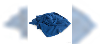 Au-248 AUTECH PROFI-MICROFASERTUCH Полотенце оверлоченное 55*80 см, СИНЕЕ, 400гр/м2 для сушки авто