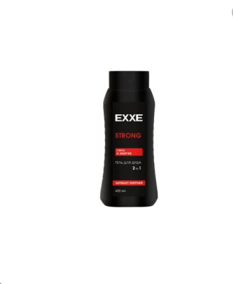 С0008289 EXXE MEN Мужской гель для душа 2в1 STRONG Сила и Энергия, 400 мл