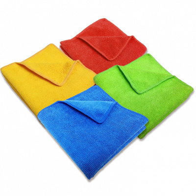 IT-0649 Салфетка микрофибра 220 г/м 30 х30 (300 шт) короб ассорти