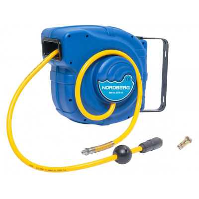 NORDBERG ШЛАНГ воздушный на катушке PVC 10х16мм (15 метров)