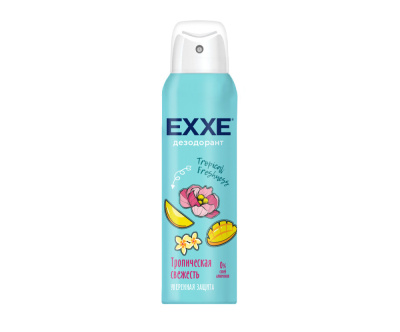 С0007354 EXXE Женский дезодорант Тропическая свежесть Tropical freshness, 150 мл (спрей)