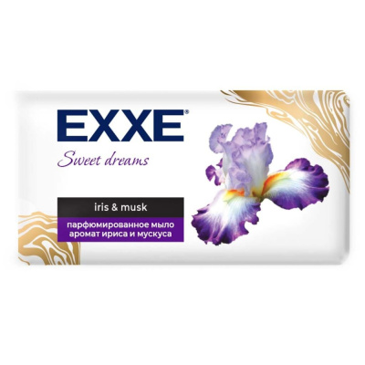 С0007677 EXXE парфюмированное мыло ирис и мускус (sweet dreams), 140г (6/24шт)