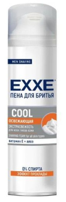 С0007509 EXXE Пена для бритья COOL (освежающая) 200 мл