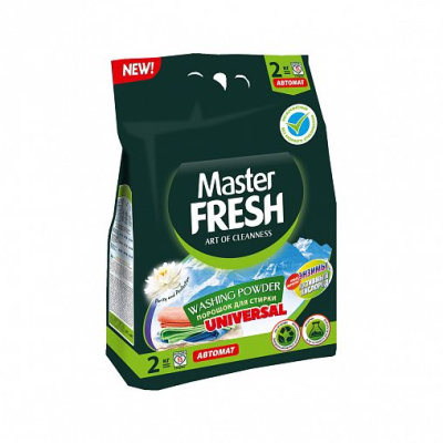 С0007273 Master FRESH порошок для стирки UNIVERSAL 2кг