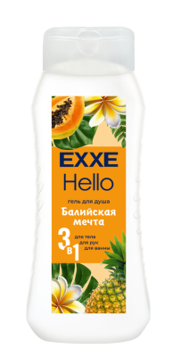 С0008283 EXXE Hello Гель для душа 3в1 