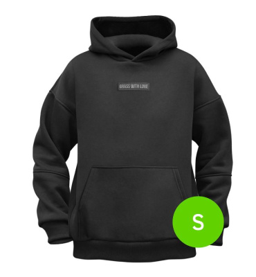 ST-1162 Худи черная Grass размер S