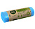С0006854 Master FRESH ЭКОпакеты д/мусора 70% RECYCLING с усиленными завязками 35л/15шт (голубые) 20м