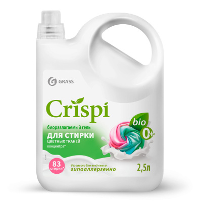 125943 CRISPI Гель для стирки цветного белья концентрат CRISPI (флакон 2500 мл)