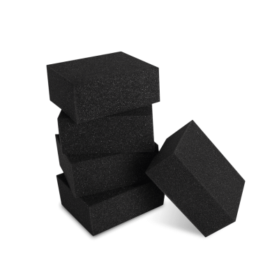 999038/5 SCHWAMM WEICH, SCHWARZ Серая губка химостойкая, 120x100x50 мм. Комплект 5 штук