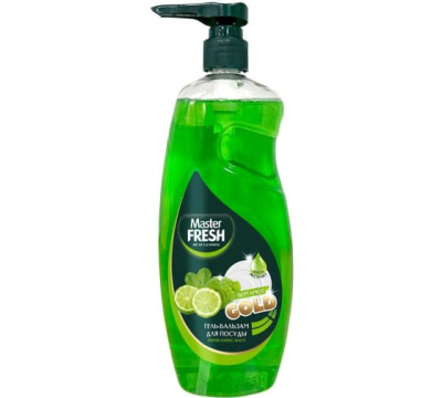 С0007438 Master FRESH GOLD Гель-бальзам для мытья посуды БЕРГАМОТ, 500мл