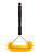 380 LONG REACH CARPET SCRUBBER ТРЕУГОЛЬНАЯ ЩЕТКА-ЕРШИК
