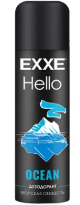 С0008157 EXXE Hello мужской дезодорант аэрозоль OCEAN, 150 мл