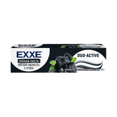 С0007360 EXXE Зубная паста Мятная свежесть с Углём, 100г