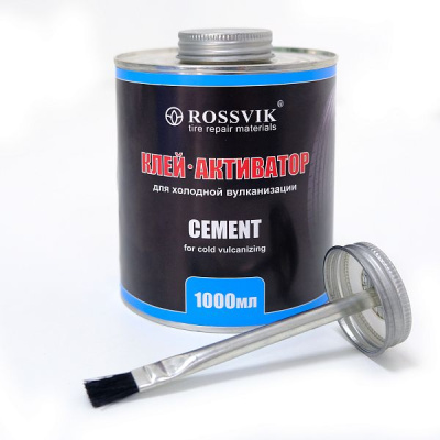 K.10.K.2 ROSSVIK  КЛЕЙ - АКТИВАТОР, 1000МЛ (БАНКА С КИСТЬЮ)
