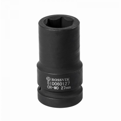 SID060127 Головка торцевая ударная, глубокая ROSSVIK, 1
